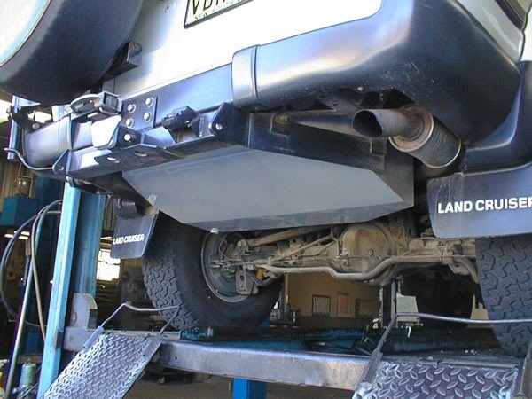 Дополнительный топливный бак для Toyota Land Cruiser 80 турбо дизель, 166 литров [TR34TC]