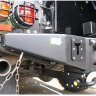 Задний бампер KDT для Land Rover Defender 90/110 (с площадкой под лебёдку)