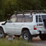 Калитка STC в задний штатный бампер для Nissan Patrol Y61 (до 2004 г.в.)