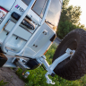 Калитка STC в задний штатный бампер для Nissan Patrol Y61 (до 2004 г.в.)