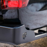 Задний силовой бампер для Mitsubishi L200 (VI c 2019 г., с квадратом под фаркоп)