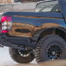 Задний силовой бампер для Mitsubishi L200 (VI c 2019 г., с квадратом под фаркоп)