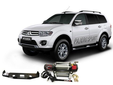 Mitsubishi Pajero Sport 2 (2008-2016) Комплект с лебедкой 4Revo SRX10000