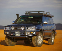 Силовой передний бампер ARB Deluxe для Toyota Land Cruiser 100 (с 2002 по 2007 г.в.) [3413190]