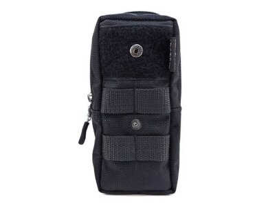 Подсумок для рации MOLLE 7х18х6см – 2х4 (Черный Extended)