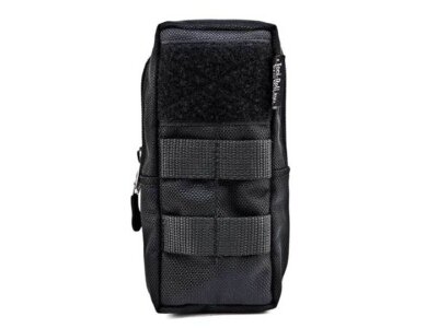 Подсумок утилитарный MOLLE 7х18х6см – 2х4 (Черный Extended)